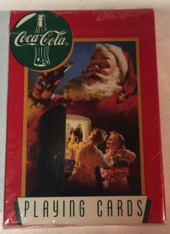 2560-1 € 5,00 coca ola speelkaart afb kerstman